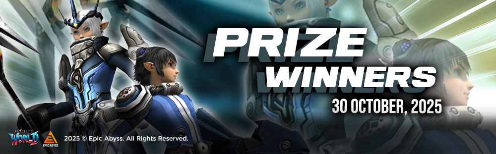 GRAND PRIZE WINNER ANNOUNCEMENT - 30 OCTOBER 2025