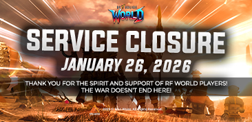 RF WORLD SERVICE CLOSURE