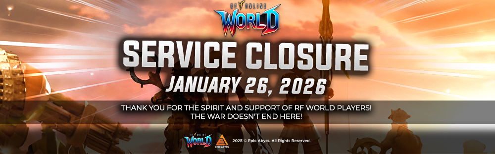 RF WORLD SERVICE CLOSURE